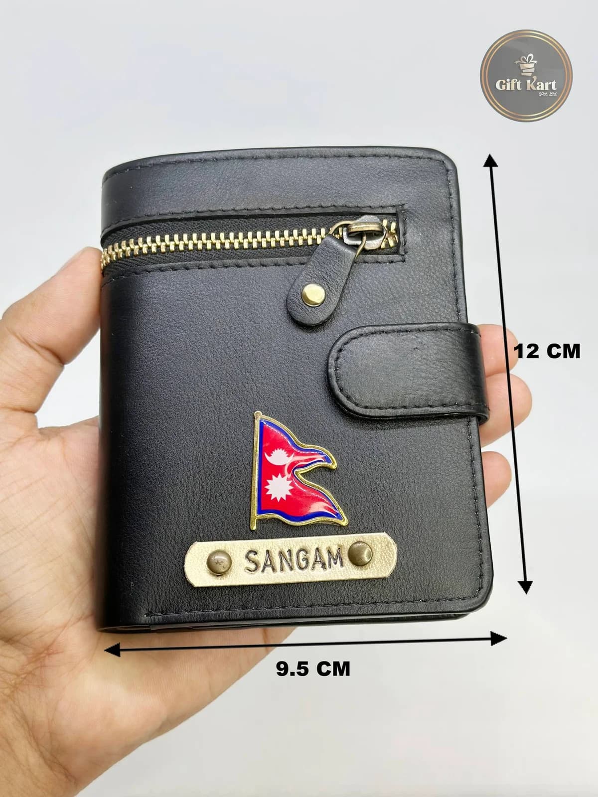 Classic Zipper Wallet – Customizable Design